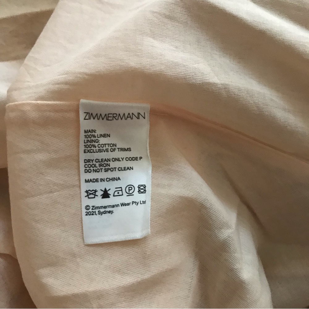 Zimmermann Tropicana Linen Midi Dress - Picture 7 of 7